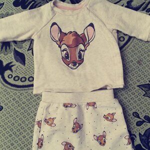 H@M Disney 1-2 m organic cotton 2 piece set